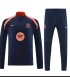 گرمکن شلوار نیم زیپ تیم بارسلونا سورمه ای Barcelona sweatpants NVY
