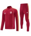 گرمکن شلوار نیم زیپ تیم آرسنال قرمز Arsenal sweatpants Red