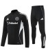 گرمکن شلوار نیم زیپ تیم منچستر سیتی مشکی Manchester City sweatpants Black