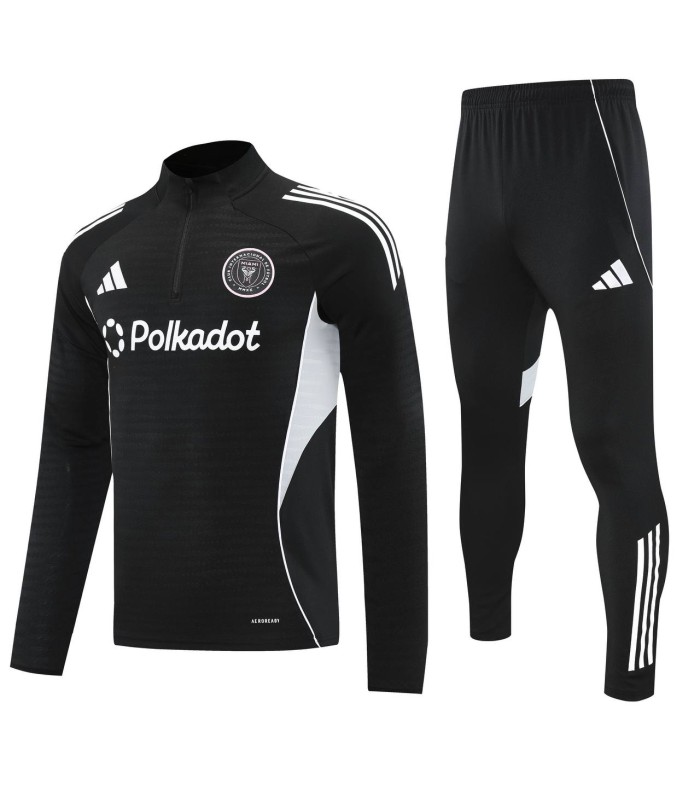 گرمکن شلوار نیم زیپ تیم منچستر سیتی مشکی Manchester City sweatpants Black