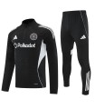 گرمکن شلوار نیم زیپ تیم منچستر سیتی مشکی Manchester City sweatpants Black