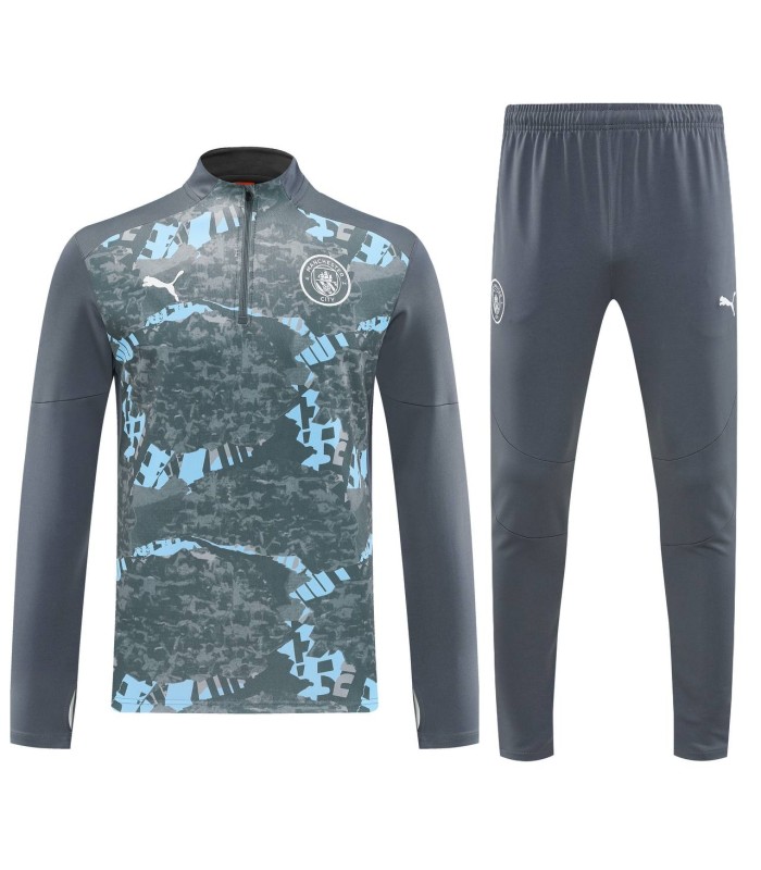 گرمکن شلوار نیم زیپ تیم منچستر سیتی Manchester City sweatpants