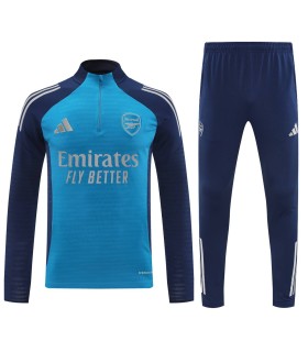 گرمکن شلوار نیم زیپ تیم آرسنال آبی Arsenal sweatpants Blue