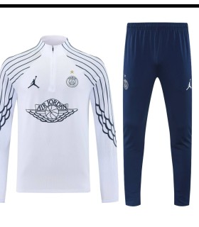 گرمکن شلوار نیم زیپ تیم پاریسن ژرمن سفید Paris Saint-Germain sweatpants Blue