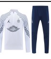 گرمکن شلوار نیم زیپ تیم پاریسن ژرمن سفید Paris Saint-Germain sweatpants Blue