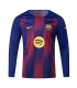 تیشرت پلیری اول بارسلونا 2026 آستین بلند Barcelona 2026 Home Player T-Shirt, long sleeve