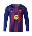 تیشرت پلیری اول بارسلونا 2026 آستین بلند Barcelona 2026 Home Player T-Shirt, long sleeve