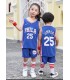 رکابی و شورت بسکتبالی بچگانه فیلا آبی PHILA Jersey Kid's Basketball