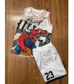رکابی و شورت بسکتبالی بچگانه بولز 23 سفید BULLS Jersey Kid's Basketball