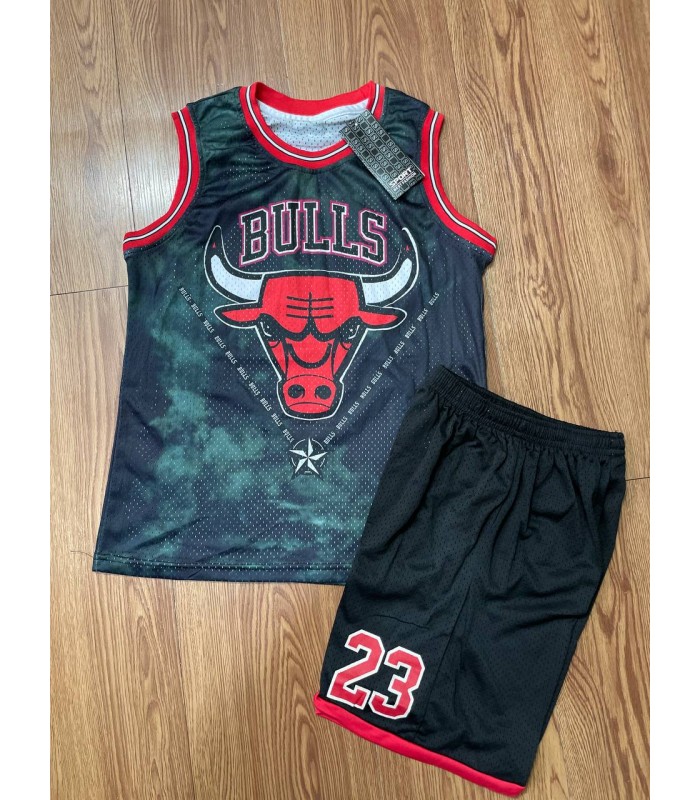 رکابی و شورت بسکتبالی بچگانه بولز 23 کاستوم BULLS Jersey Kid's Basketball