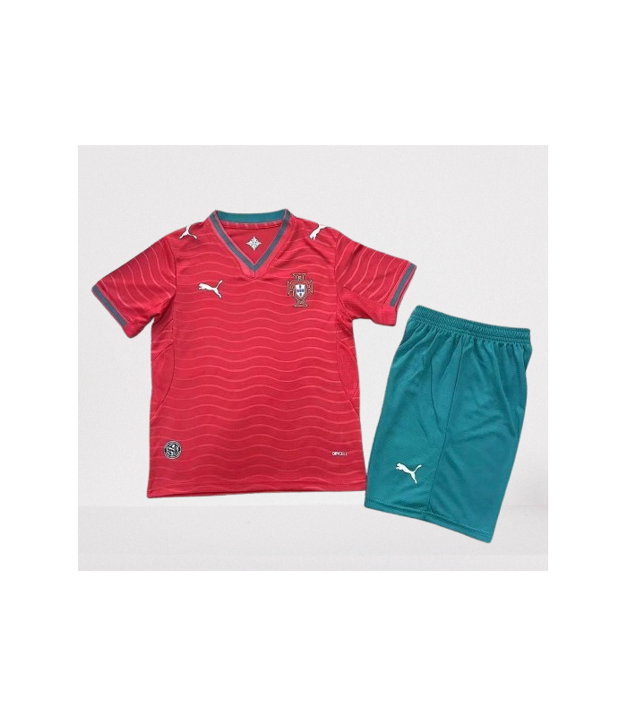 تیشرت و شورت بچگانه تیم ملی پرتغال Portugal Home kit 2026 kid's