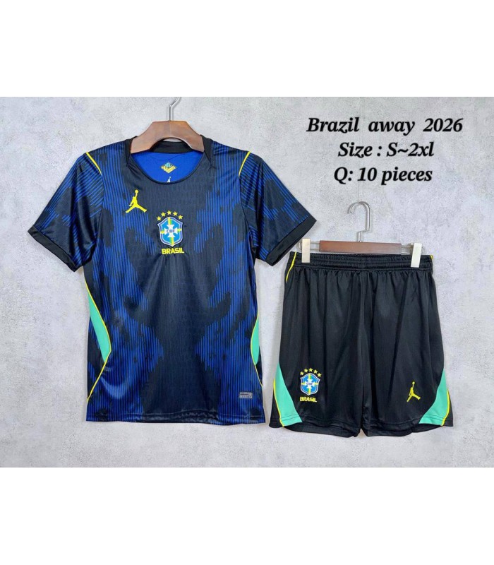 تیشرت و شورت دوم تیم ملی برزیل جام جهانی Brazil Away Kit 2026