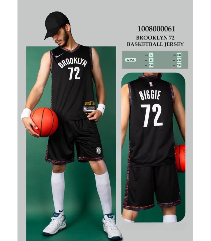 رکابی و شورت بسکتبالی بروکلین Brooklyn Basketball Jersey 2026