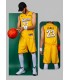 رکابی و شورت بسکتبالی لیکرز زرد Lakers 23 Yellow Basketball Jersey 2026