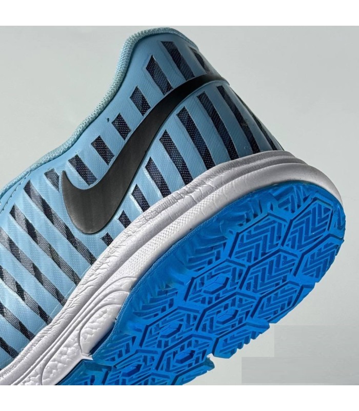 کفش فوتسال نایک لونارگتو طرح اصلی Nike Lunar Gato II Blue
