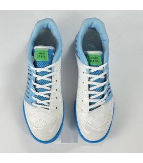 کفش فوتسال نایک لونارگتو طرح اصلی Nike Lunar Gato II Blue
