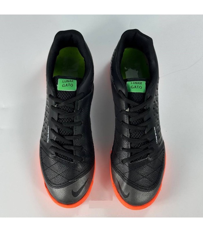 کفش فوتسال نایک لونارگتو طرح اصلی Nike Lunar Gato II Black