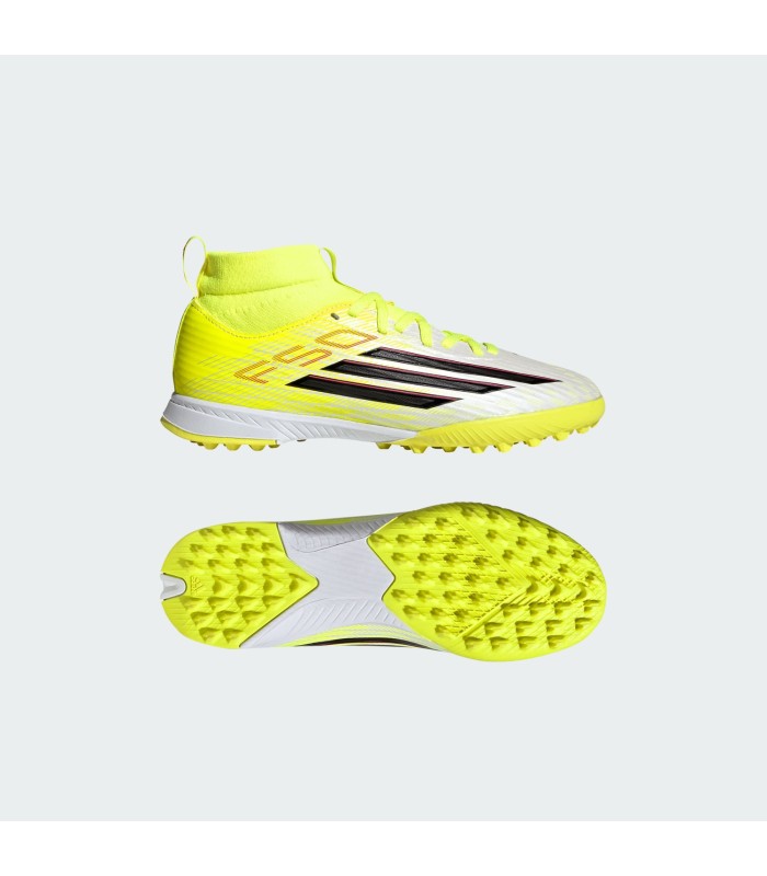 کفش بچه گانه چمن مصنوعی استوک ریز آدیداس اف پنجاه ساقدار Adidas F50 LEAGUE Mid Cut Turf Kids JR9029