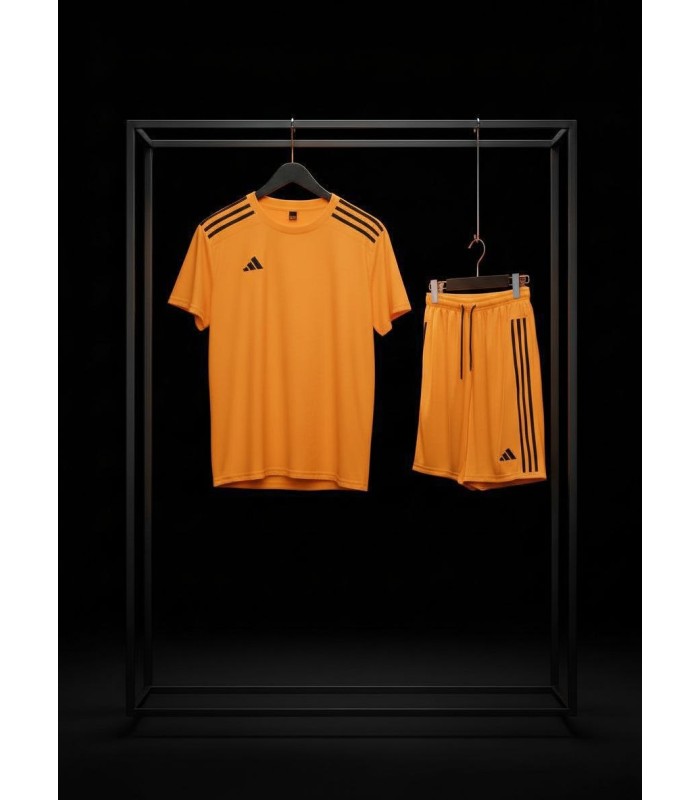تیشرت و شورت ورزشی مردانه برند آدیداس با رنگ بندی T-Shirt And Short's Men's Adidas