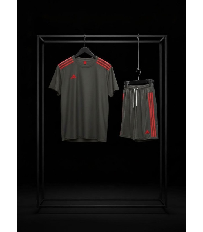 تیشرت و شورت ورزشی مردانه برند آدیداس با رنگ بندی T-Shirt And Short's Men's Adidas