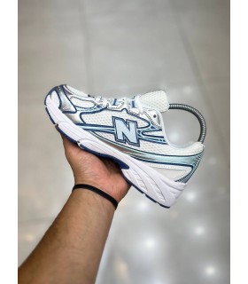 کفش پیاده روی مردانه نیوبالانس 740 طرح اصلی New Balance 740 White & Ice Blue