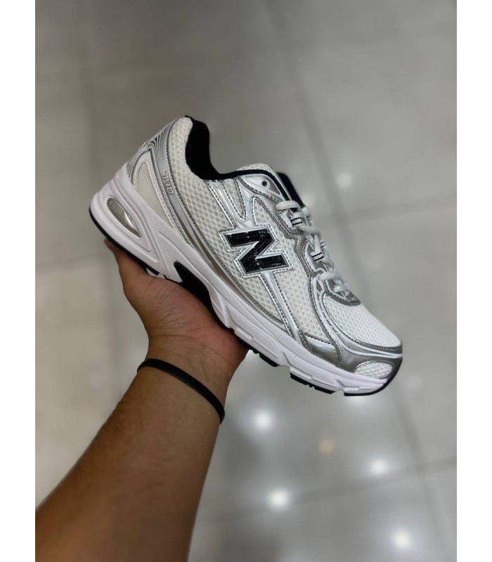 کفش پیاده روی نیوبالانس 740 طرح اصلی New Balance 740 U740CG2 Metallic Silver Nvy