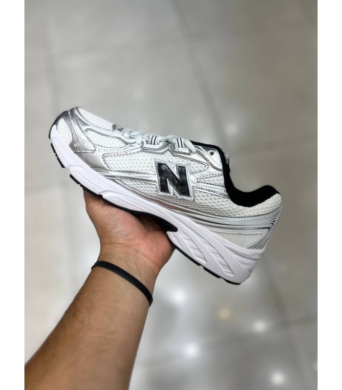 کفش پیاده روی نیوبالانس 740 طرح اصلی New Balance 740 U740CG2 Metallic Silver Nvy