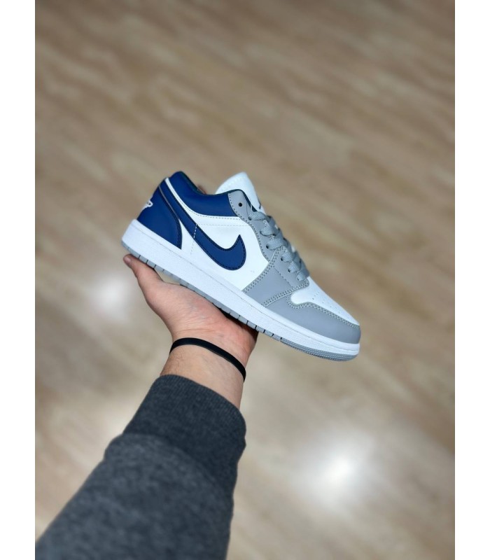 کفش پیاده روی نایک جردن وان طرح اصلی Nike Jordan One Low Gray Nvy