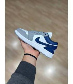کفش پیاده روی نایک جردن وان طرح اصلی Nike Jordan One Low Gray Nvy