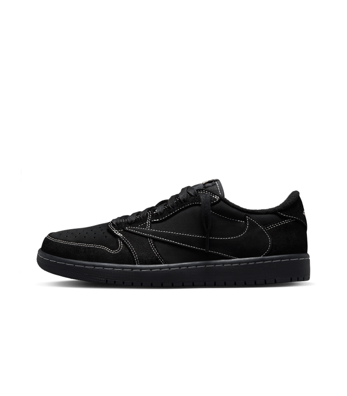 کفش پیاده روی نایک جردن وان تراویس اسکات طرح اصلی Nike Jordan One Low x Travis Scott 'Black Phantom