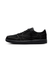 کفش پیاده روی نایک جردن وان تراویس اسکات طرح اصلی Nike Jordan One Low x Travis Scott 'Black Phantom