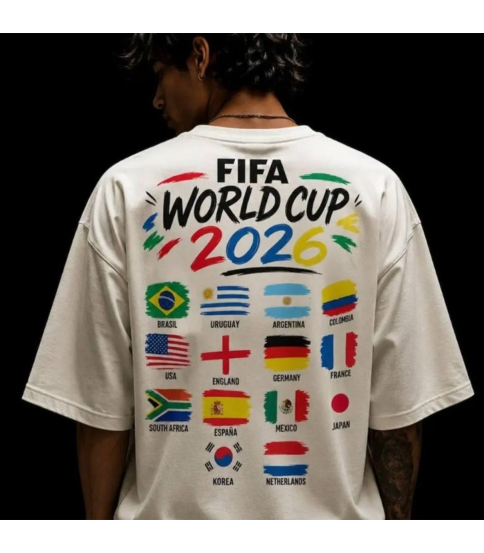 تیشرت باکسی هواداری جام جهانی Kit World Cup 2026 Fan