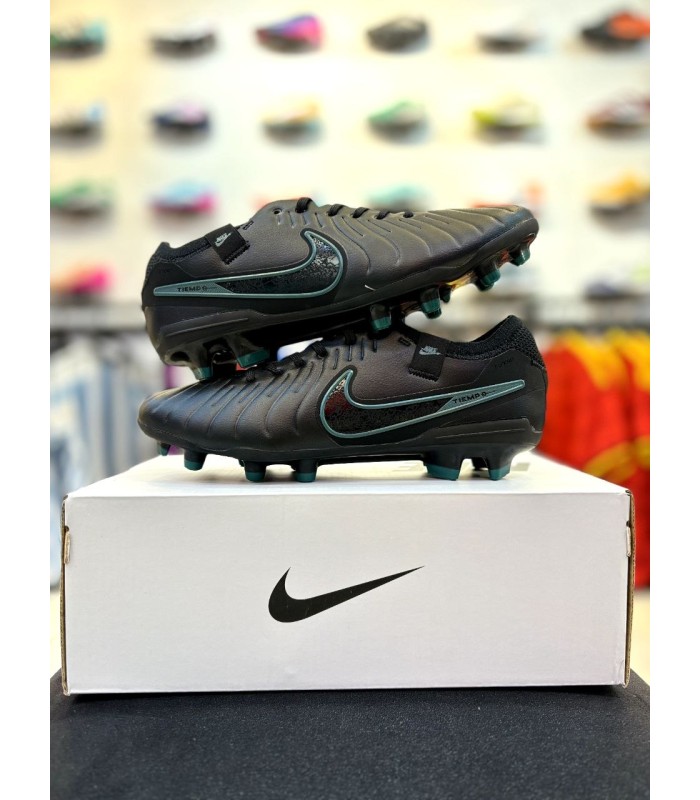 کفش فوتبال نایک تمپو لجند 10 مشکی Nike Tiempo Legend 10 FG