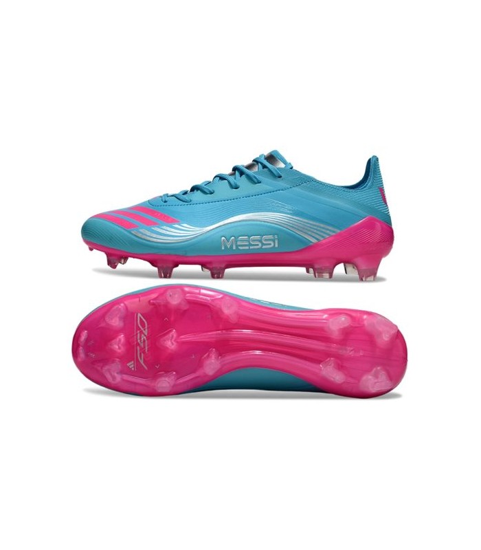کفش فوتبال آدیداس اف پنجاه مسی Adidas F50 Elite FG Messi Blue Pink