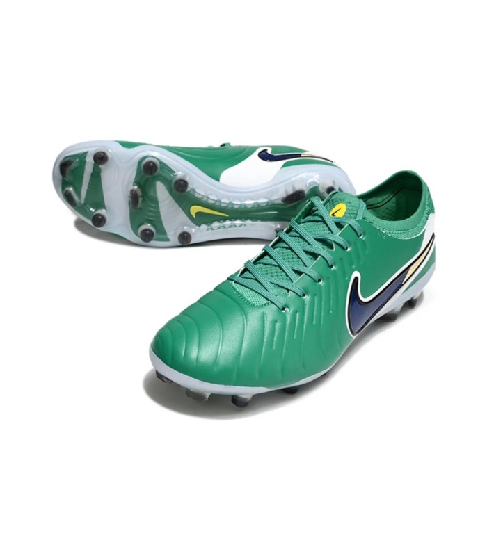 کفش فوتبال نایک تمپو لجند 10 سبز آبی Nike Tiempo Legend 10 FG