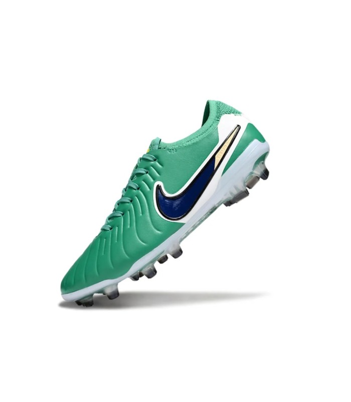 کفش فوتبال نایک تمپو لجند 10 سبز آبی Nike Tiempo Legend 10 FG