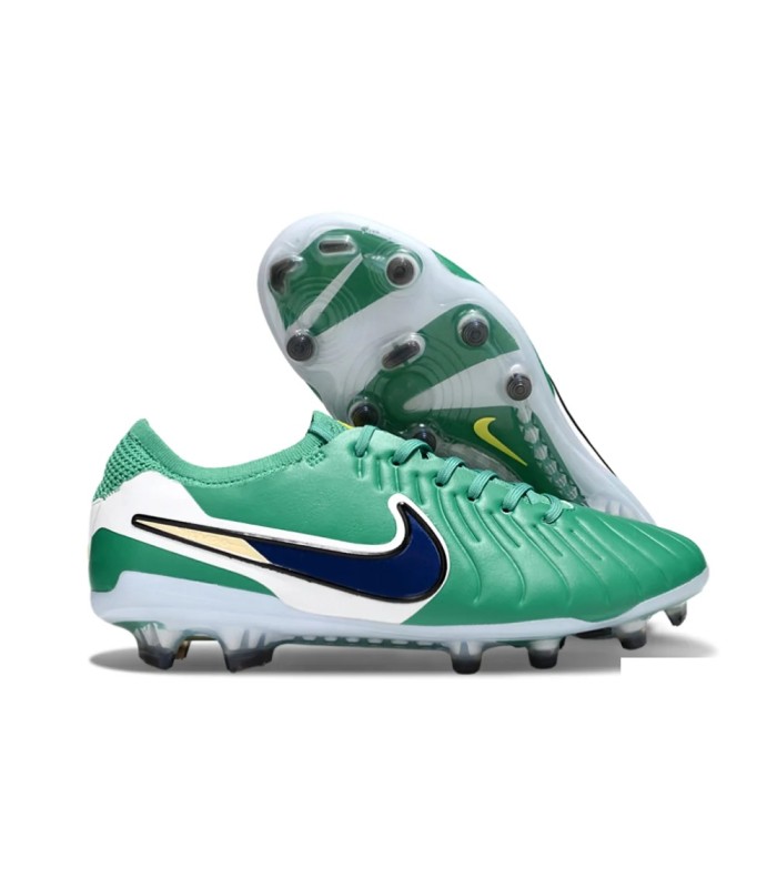کفش فوتبال نایک تمپو لجند 10 سبز آبی Nike Tiempo Legend 10 FG