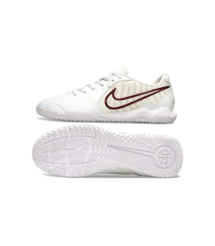 کفش فوتسال نایک تمپو لجند 10 آکادمی NIKE Tiempo Legend 10 Academy Chromatic White Red Futsal