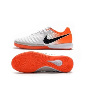 کفش فوتسال نایک تمپو ایکس لونار سفید نارنجی NIKE TiempoX Lunar Legend Pro 7