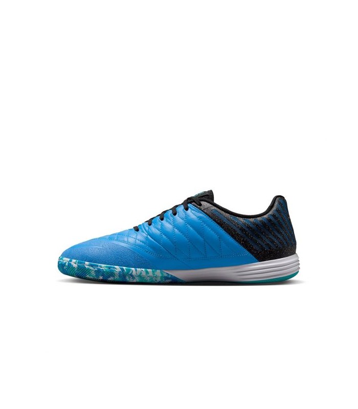 کفش فوتسال نایک لونارگتو 2 مشکی آبی Nike Lunargato II IC Black Blue
