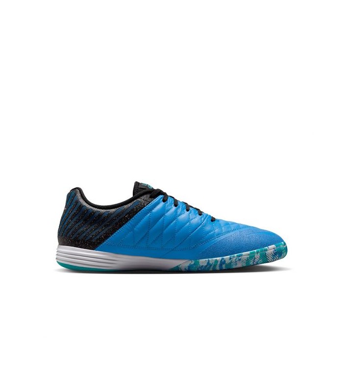 کفش فوتسال نایک لونارگتو 2 مشکی آبی Nike Lunargato II IC Black Blue