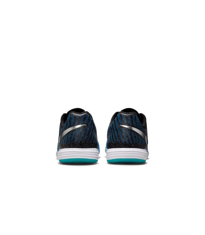 کفش فوتسال نایک لونارگتو 2 مشکی آبی Nike Lunargato II IC Black Blue