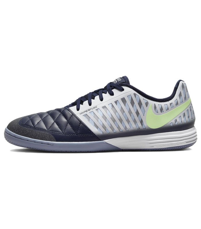 کفش فوتسال نایک لونارگتو 2 مشکی Nike Lunar Gato 2 IC White Blackened Blue Volt