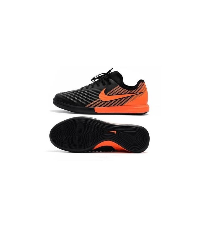 کفش فوتسال نایک مجیستا ایکس نارنجی مشکی Nike MagistaX Black Orange Futsal