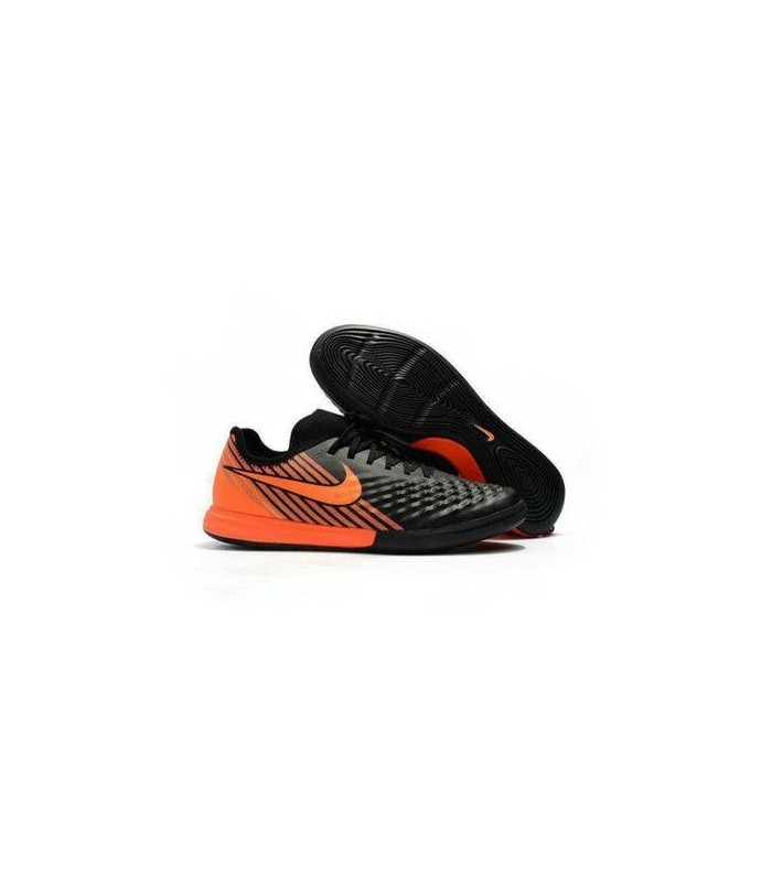 کفش فوتسال نایک مجیستا ایکس نارنجی مشکی Nike MagistaX Black Orange Futsal