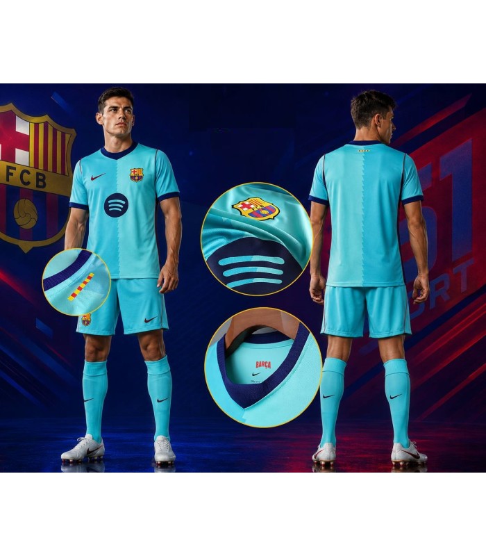 تیشرت و شورت 2027 دوم تیم بارسلونا Barcelona Away kit 2027
