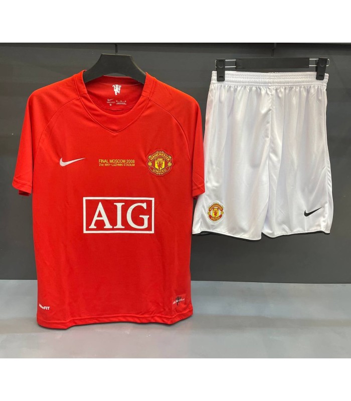 تیشرت و شورت 2008 کلاسیک تیم منچستر یونایتد Manchester United Classic kit 2008