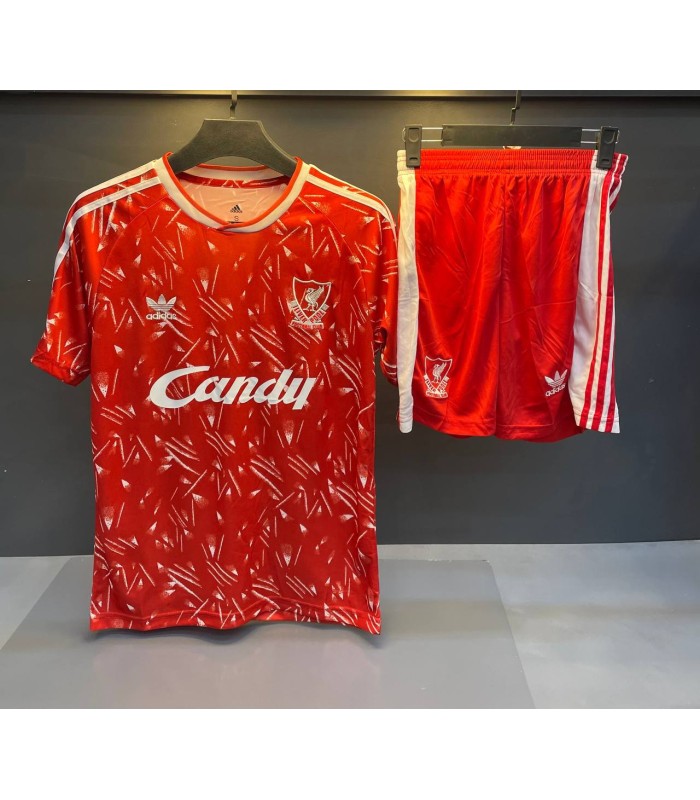 تیشرت و شورت 1990 کلاسیک تیم لیورپول Liverpool Classic kit 1990