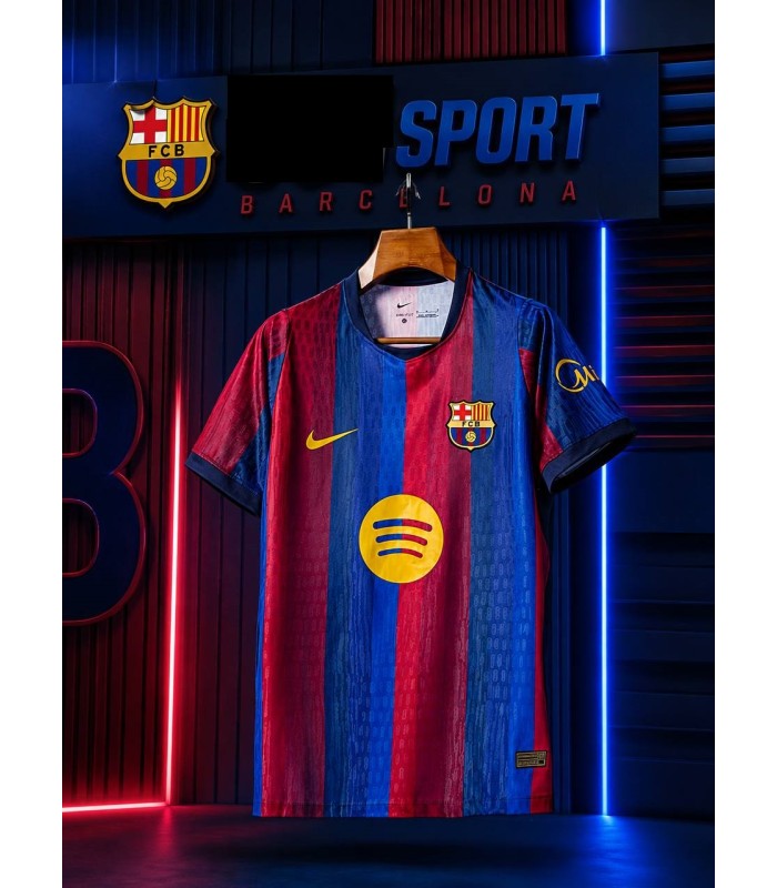 تیشرت پلیری 2027 اول تیم بارسلونا Barcelona Home kit 2027