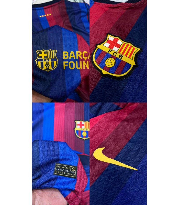 تیشرت پلیری 2027 اول تیم بارسلونا Barcelona Home kit 2027